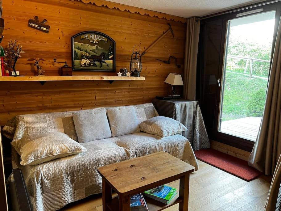 Appartement La Clusaz Avec Terrasse Sur Les Pistes De Ski Manigod Zewnętrze zdjęcie