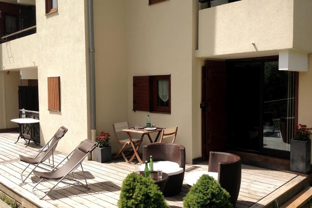 Appartement La Clusaz Avec Terrasse Sur Les Pistes De Ski Manigod Zewnętrze zdjęcie