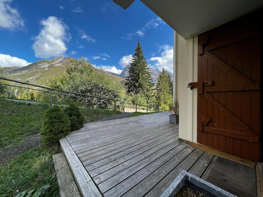 Appartement La Clusaz Avec Terrasse Sur Les Pistes De Ski Manigod Zewnętrze zdjęcie